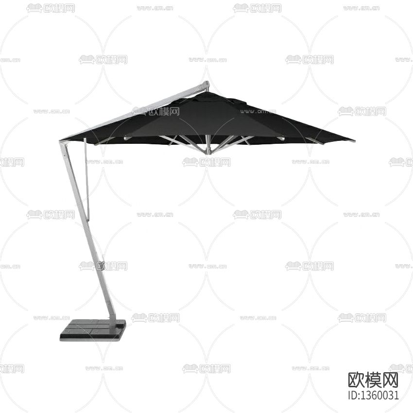 现代简约铝合金户外遮阳伞