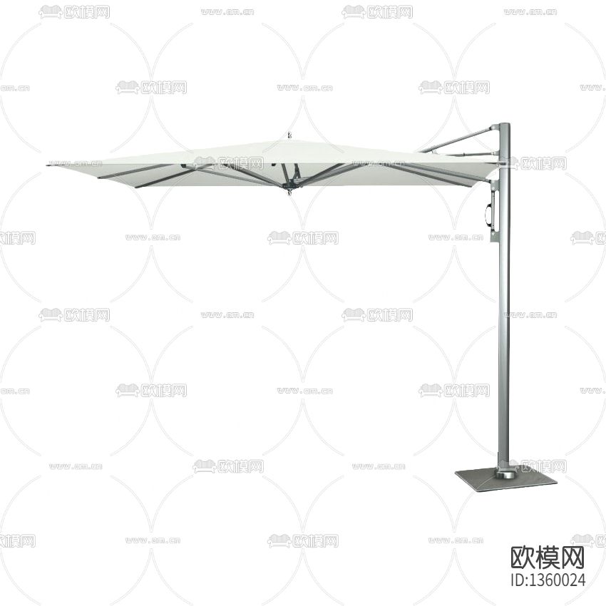 现代简约铝合金户外遮阳伞