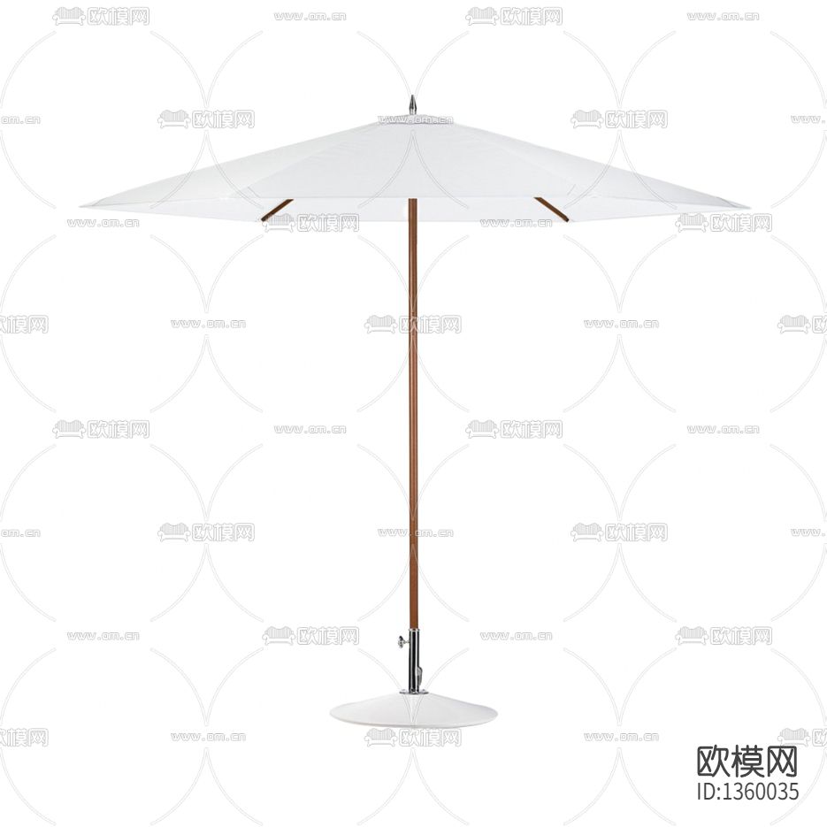 现代简约实木户外遮阳伞