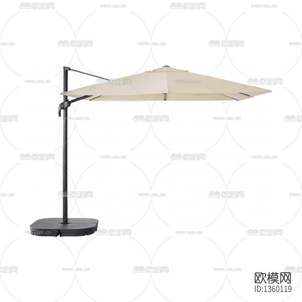 现代简约金属户外悬挂式遮阳伞