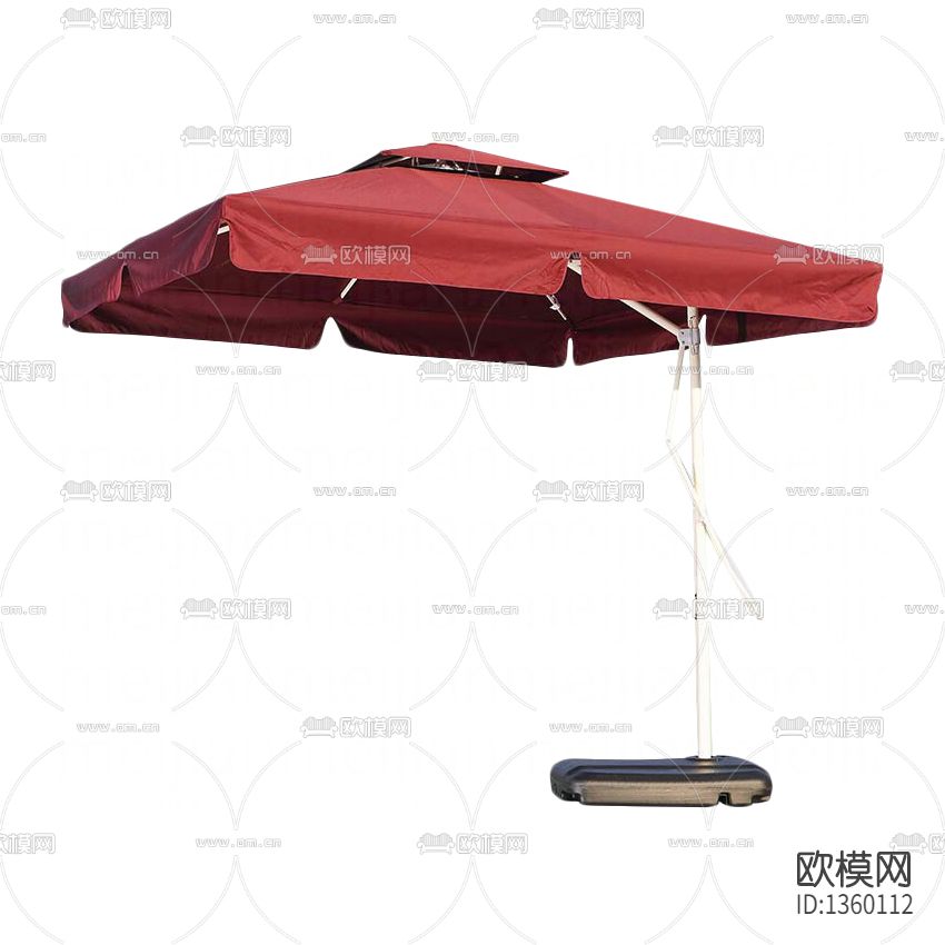现代简约金属户外遮阳伞