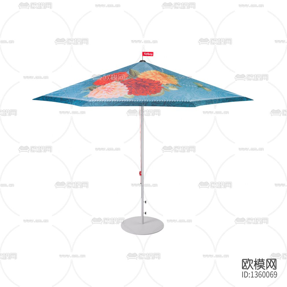 现代简约金属户外遮阳伞