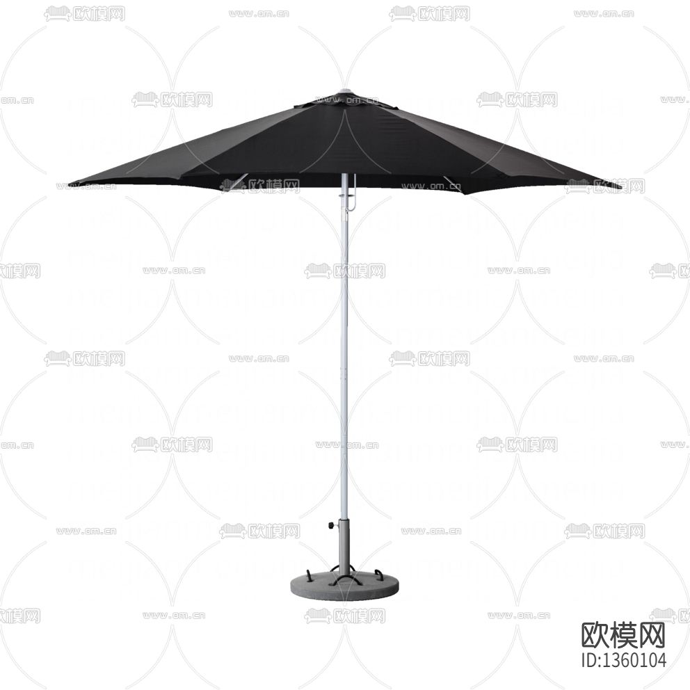 现代简约铝合金户外遮阳伞
