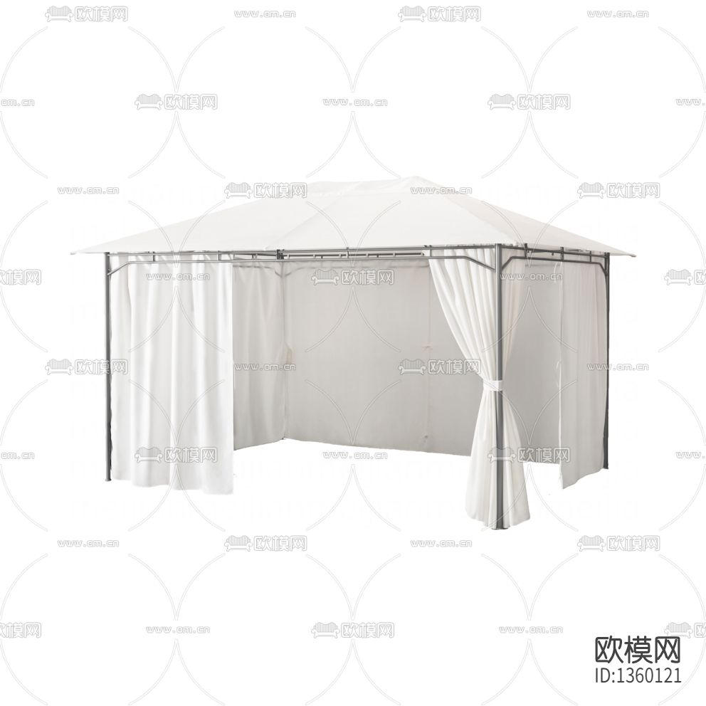 现代简约金属遮阳棚