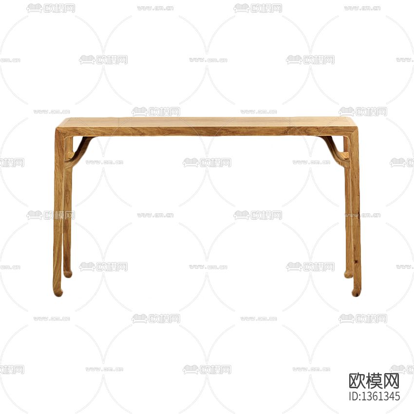 新中式极简实木沙发背几