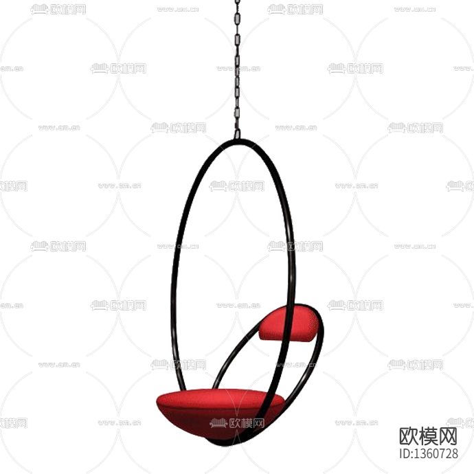 现代极简创意不锈钢布艺吊篮
