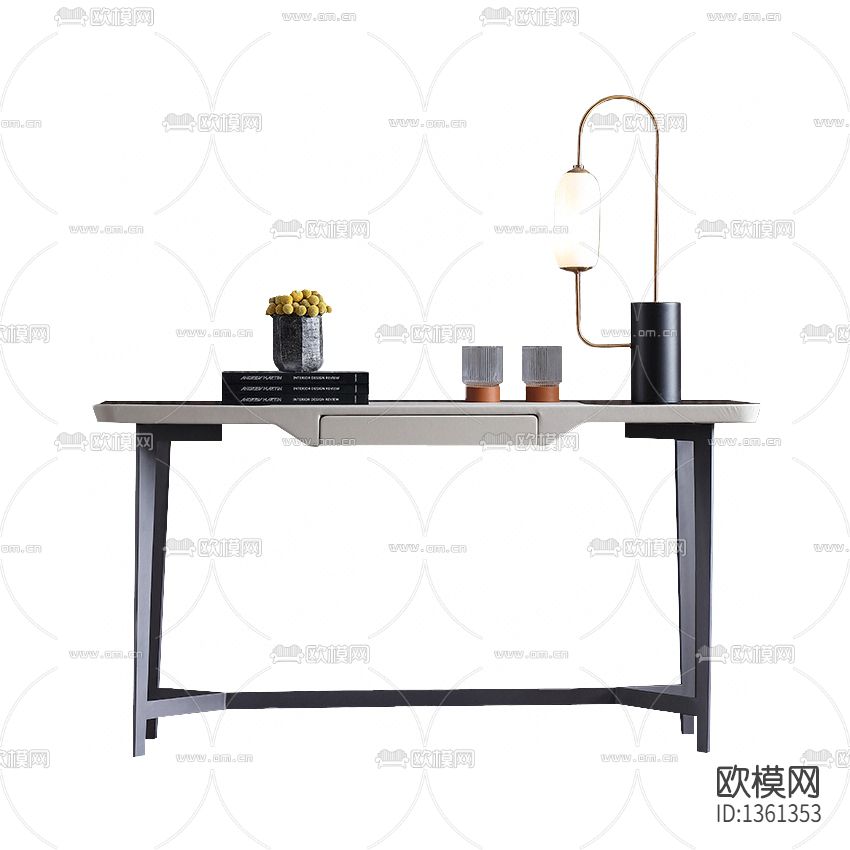 新中式轻奢实木皮革沙发背几下载