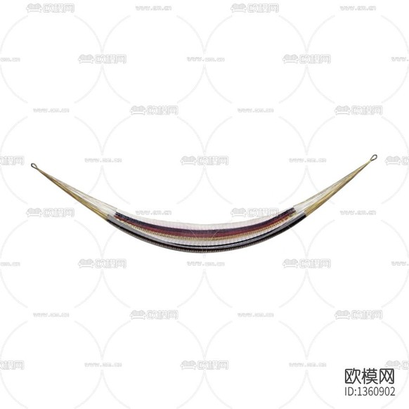 北欧简约布艺吊床下载(渲染图2)