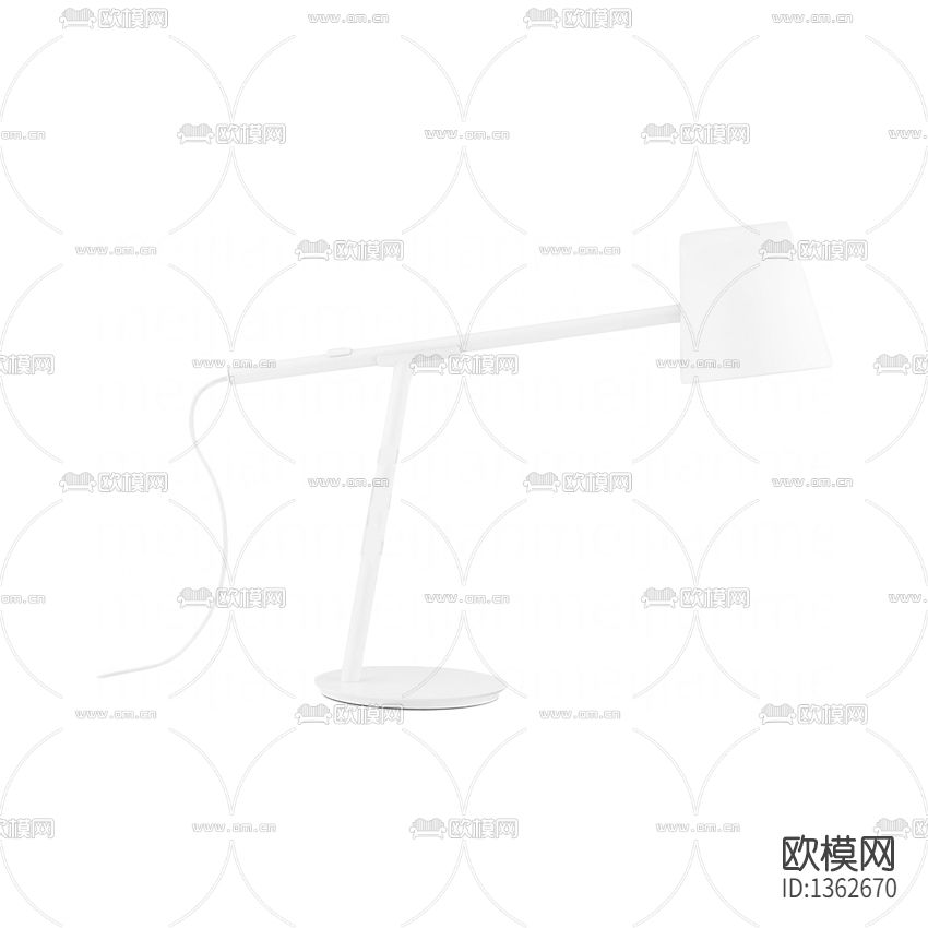 北欧简约不锈钢台灯下载