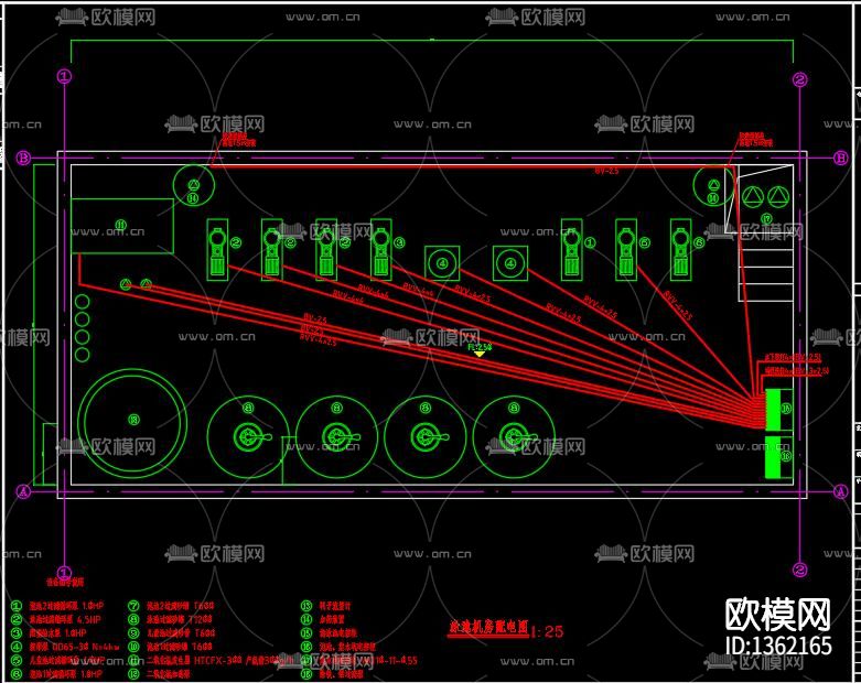 温泉游泳池cad施工图下载（渲染图5）