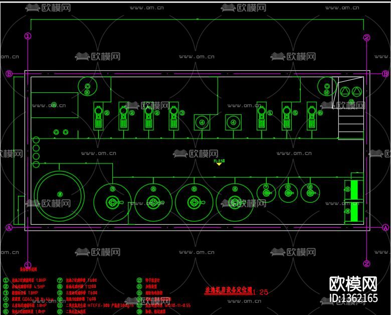 温泉游泳池cad施工图下载（渲染图6）