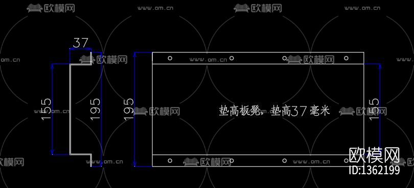 配电箱箱体大样图下载（渲染图2）
