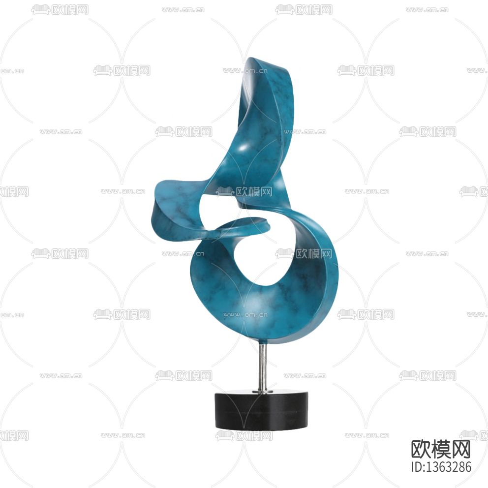 现代轻奢大理石抽象雕塑下载