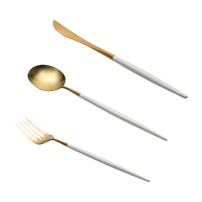  北欧简约黄铜餐具 