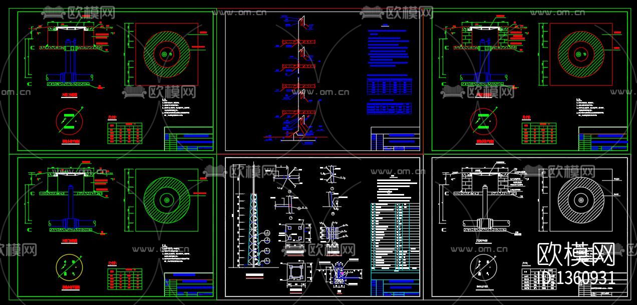 燃气工程定型设计通用CAD图汇总下载（渲染图2）