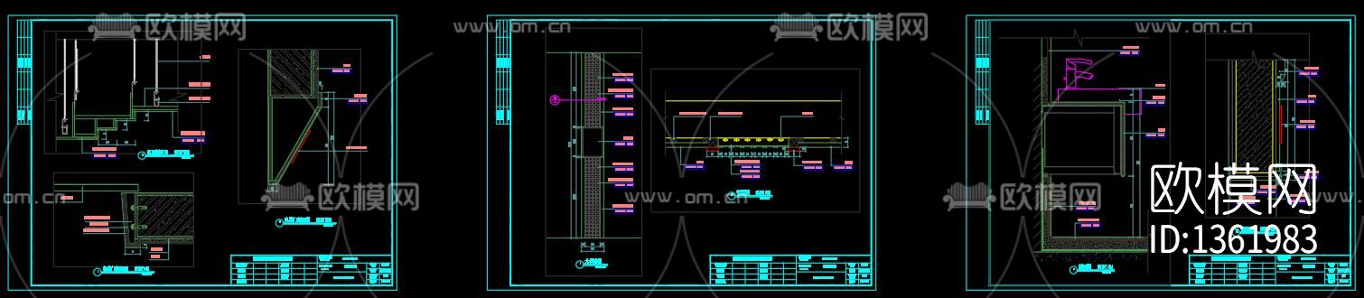洗浴中心装修设计cad施工图下载（渲染图6）