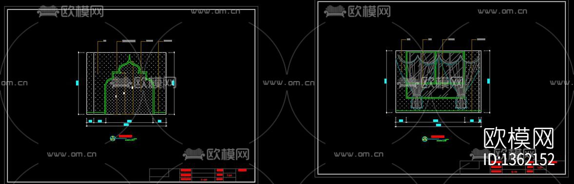 泰式洗浴会所cad施工图下载（渲染图4）