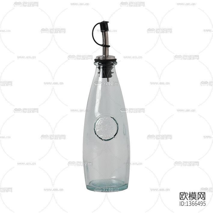 现代简约玻璃带倾注器油瓶