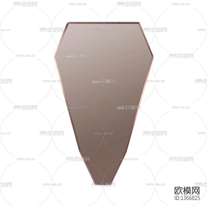 北欧简约几何墙贴全身穿衣镜