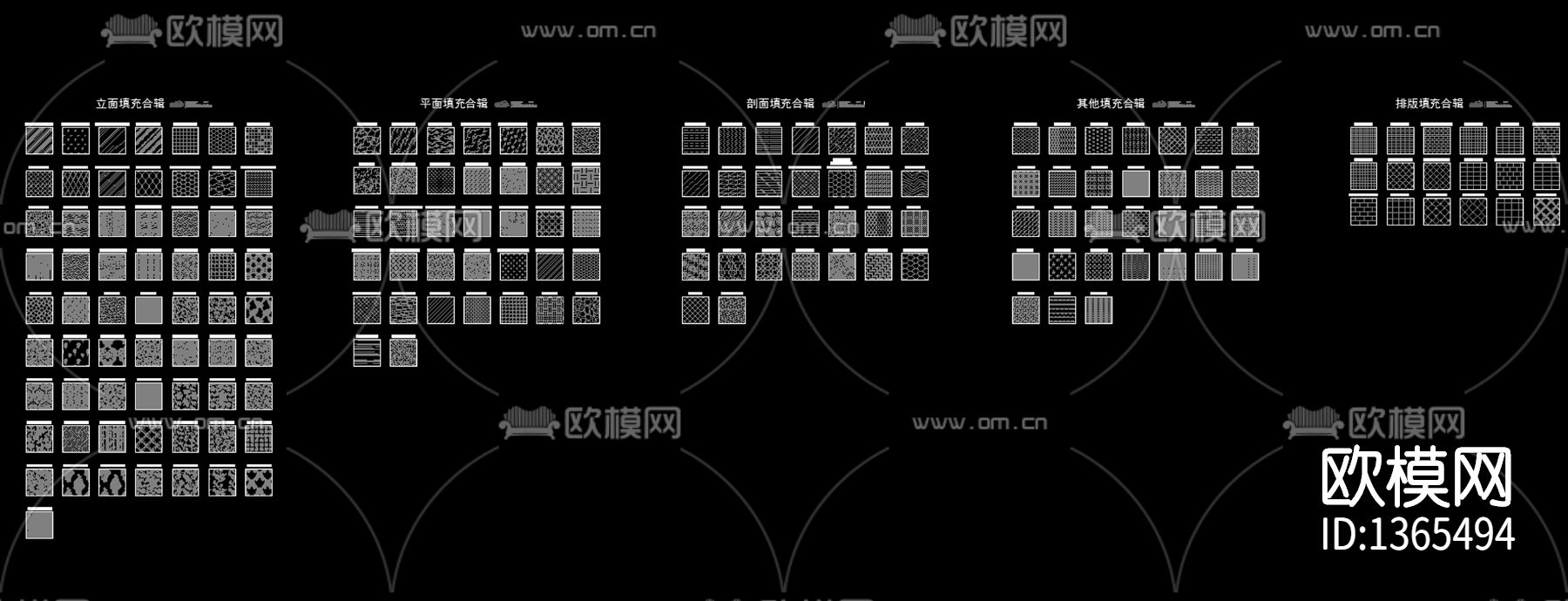 平面+立面+剖面下载（渲染图1）