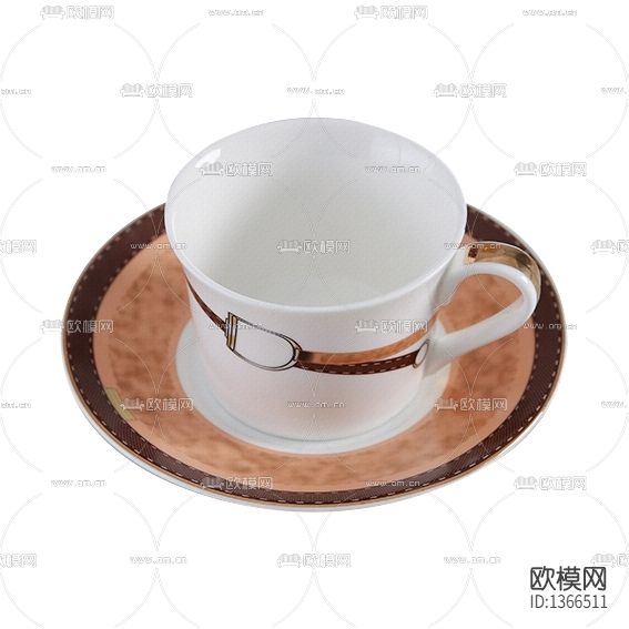 现代轻奢陶瓷印花釉面餐具下载