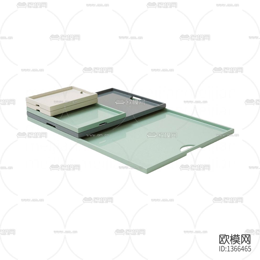 北欧极简陶瓷方形托盘