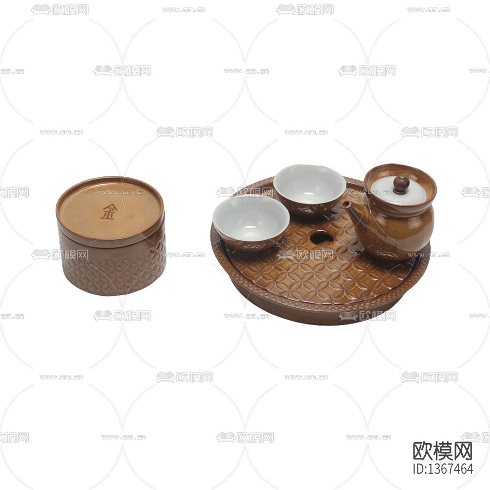 新中式禅意陶瓷茶具套件