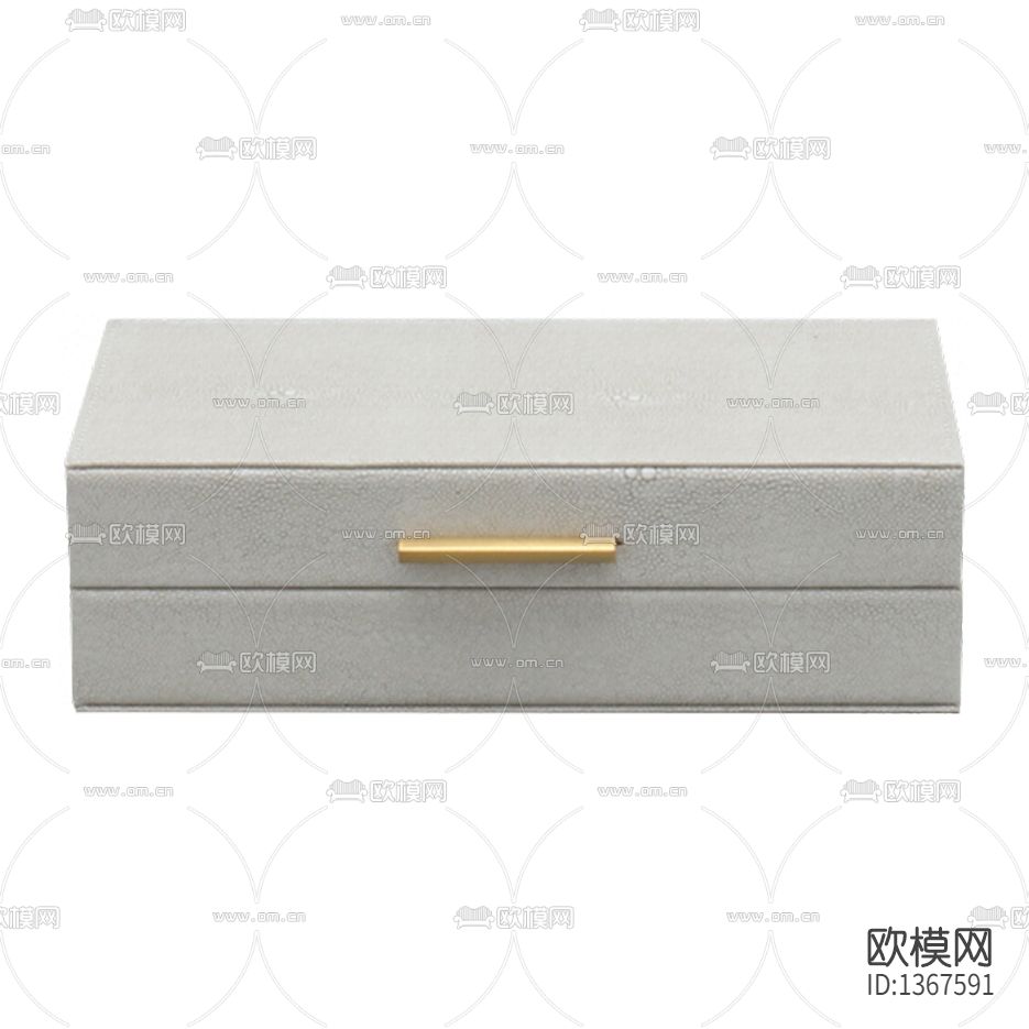 现代轻奢皮革铁艺装饰盒下载