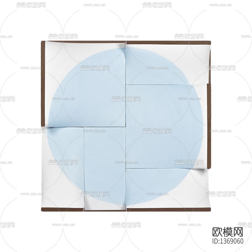 现代简约创意拼接装置画下载