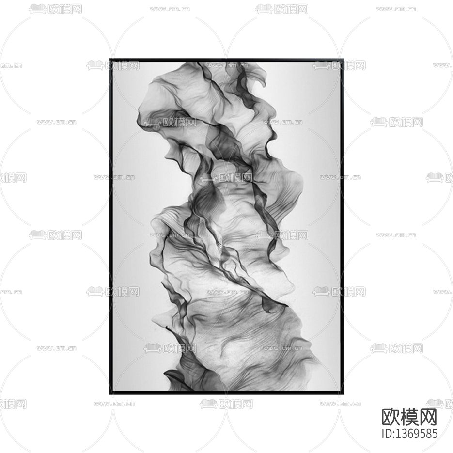 新中式简约水墨抽象画