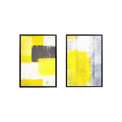  现代简约色块抽象画 