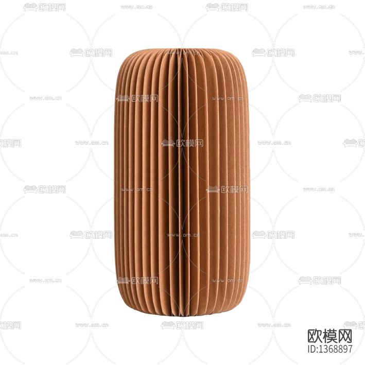 新中式十八纸创意环保花瓶下载