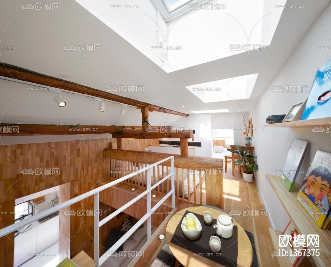 四合院改造cad施工图下载（渲染图8）