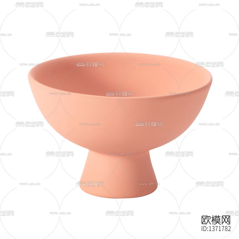 现代几何陶瓷花碗丝绒香槟色托盘下载