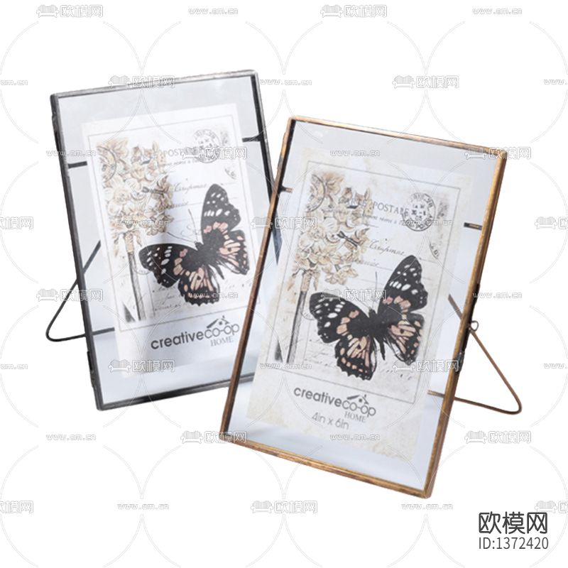 简欧做旧铜制相框下载