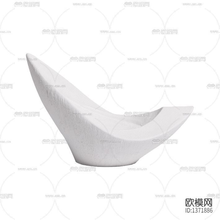 现代极简白色陶瓷托盘