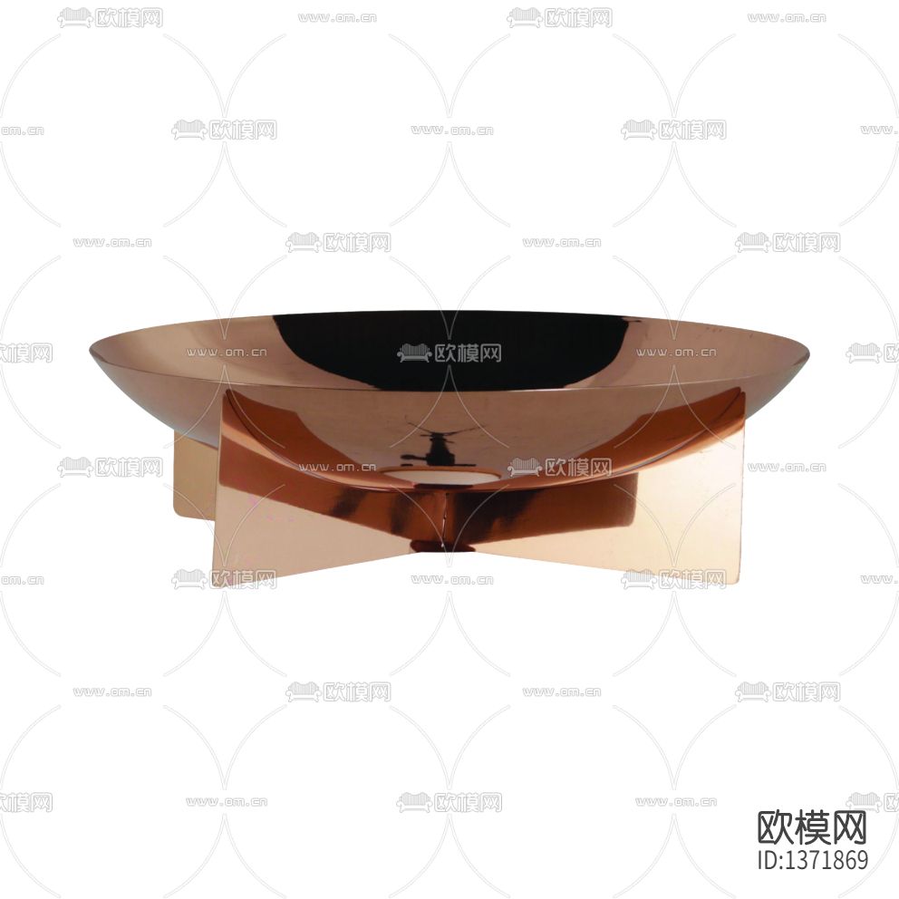 现代轻奢不锈钢托盘