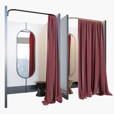 服装店试衣间3d模型