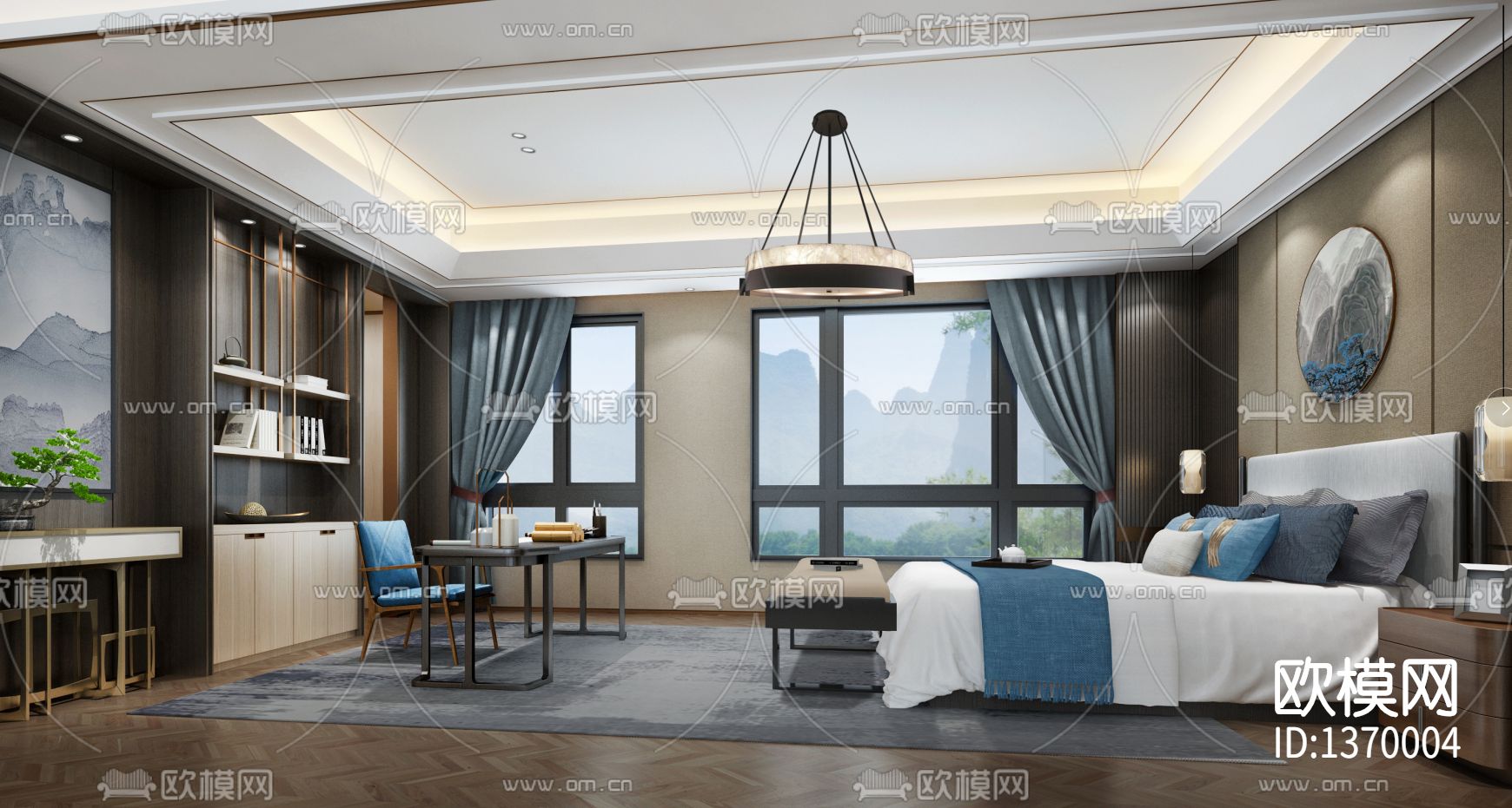 别墅cad施工图下载（渲染图5）