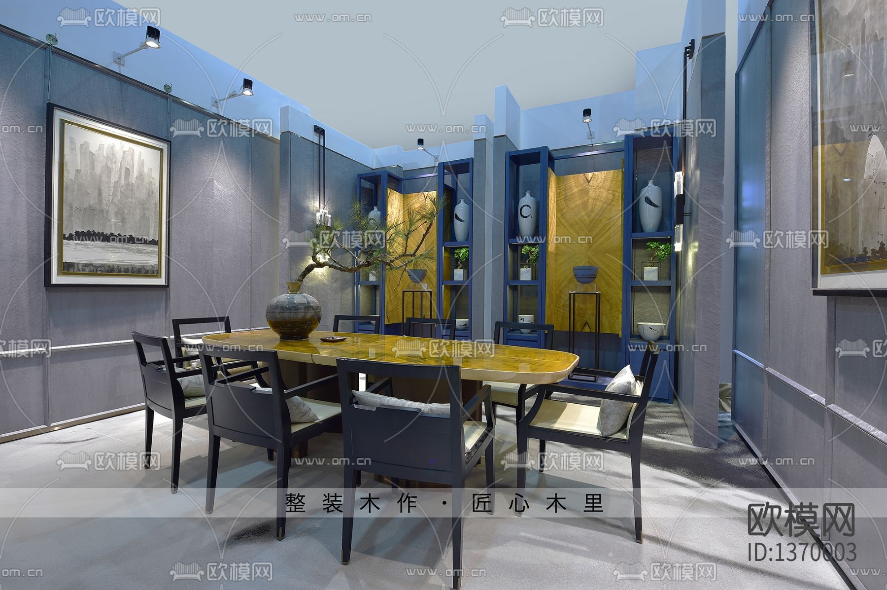 展厅cad施工图下载（渲染图7）