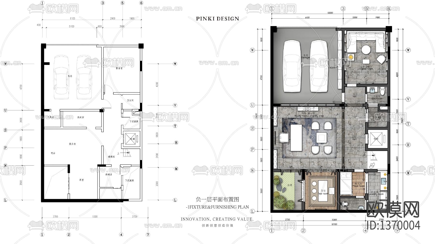 别墅cad施工图下载（渲染图7）
