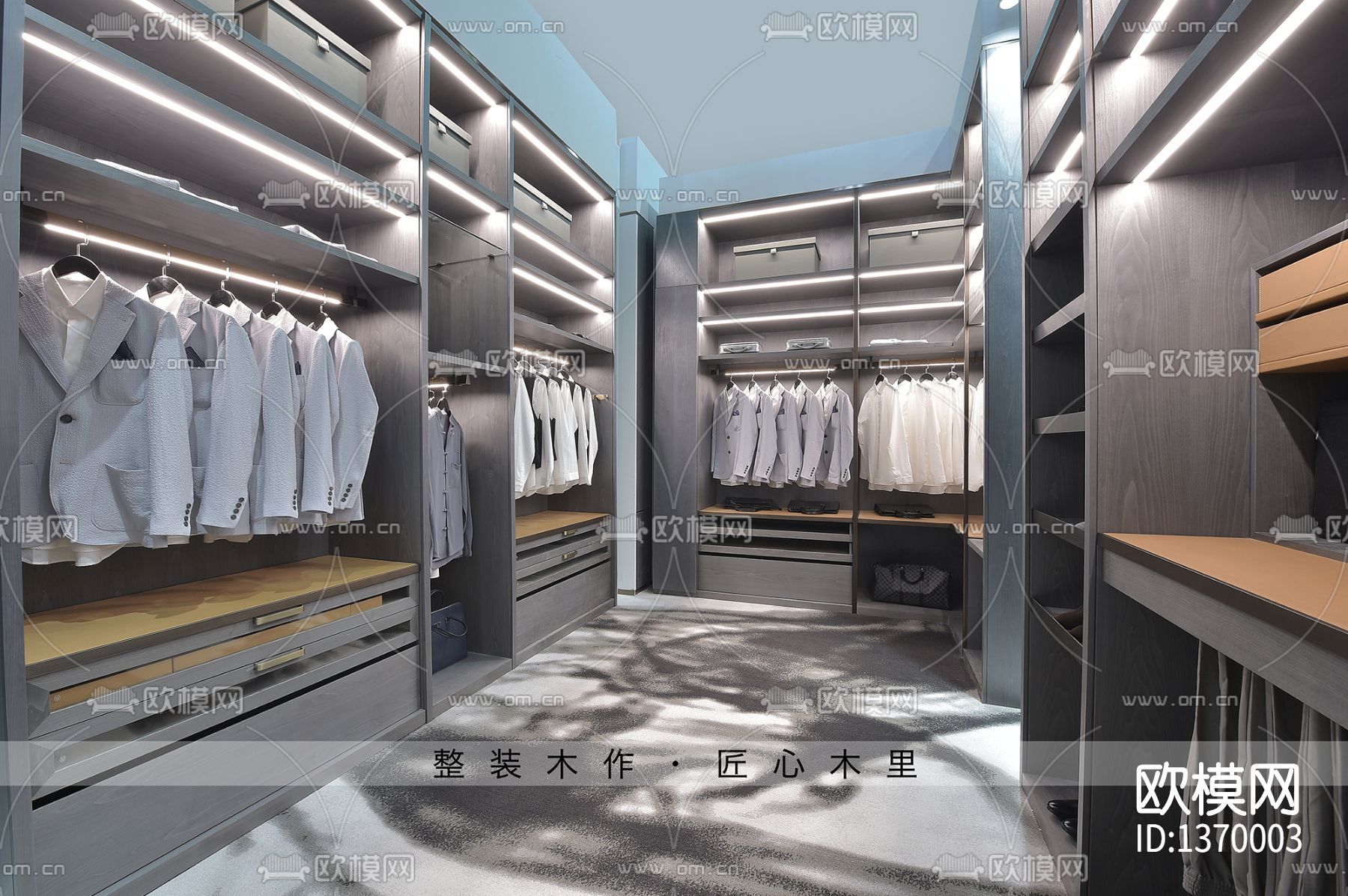 展厅cad施工图下载（渲染图4）