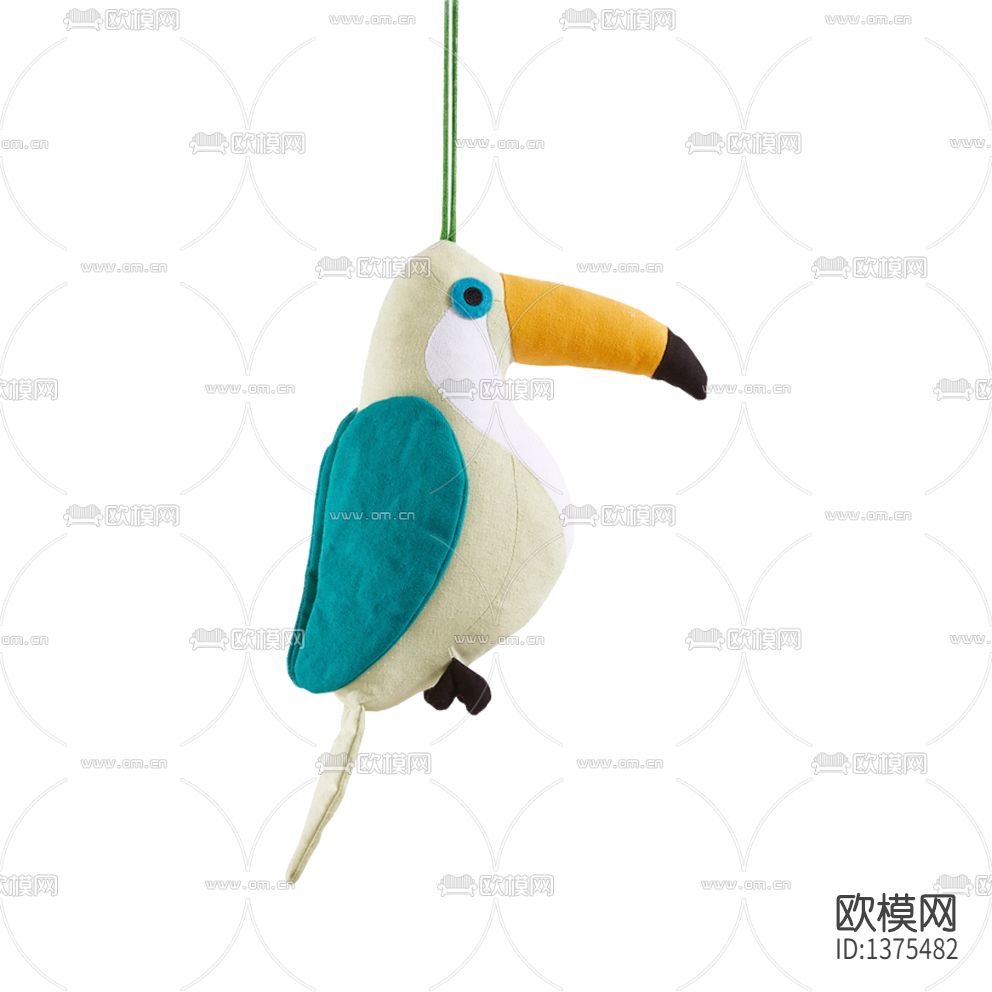 现代简约卡通小鸟布偶吊饰