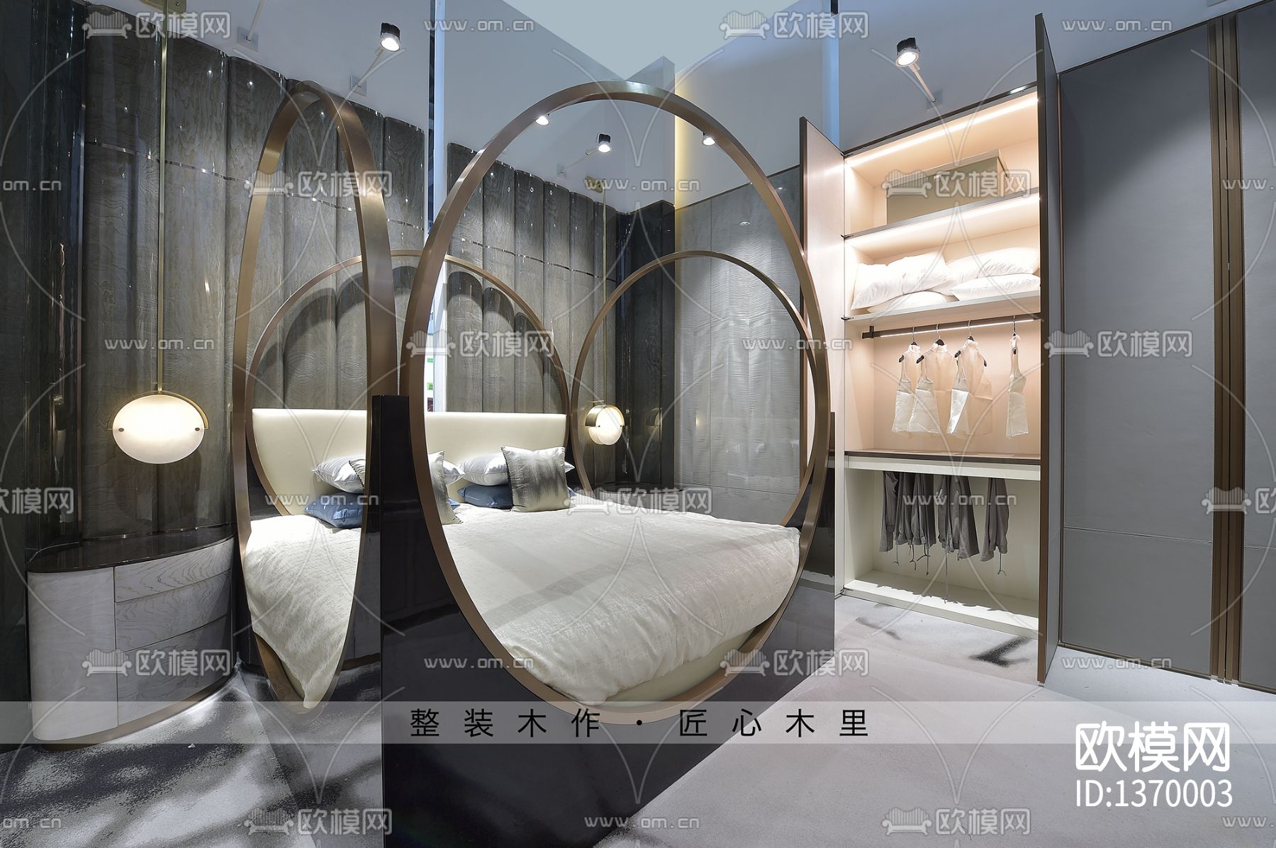 展厅cad施工图下载（渲染图6）