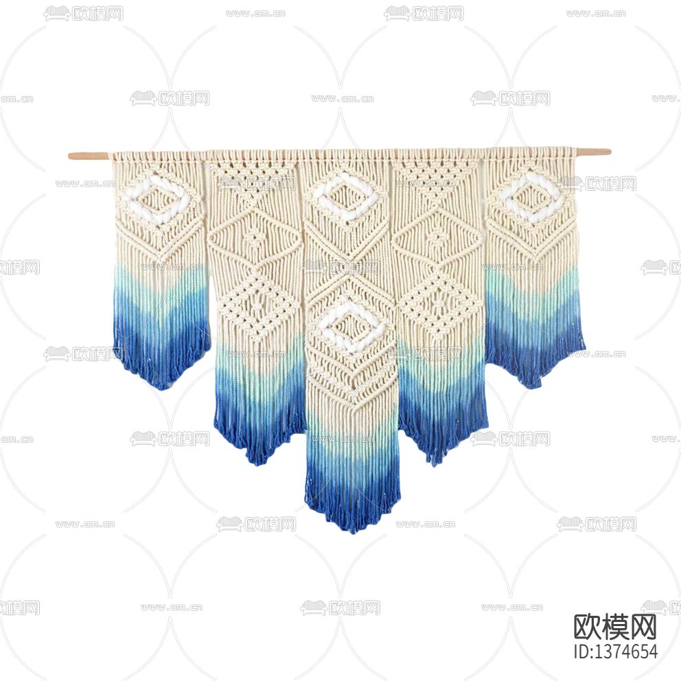 北欧简约手工编织挂毯下载