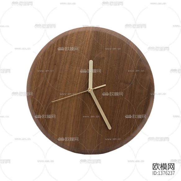 現(xiàn)代簡(jiǎn)約環(huán)保實(shí)木掛鐘下載