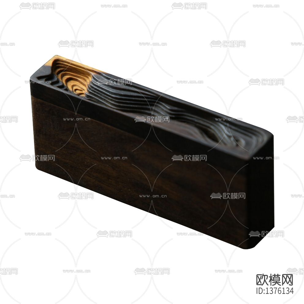 新中式简约紫光檀香盒