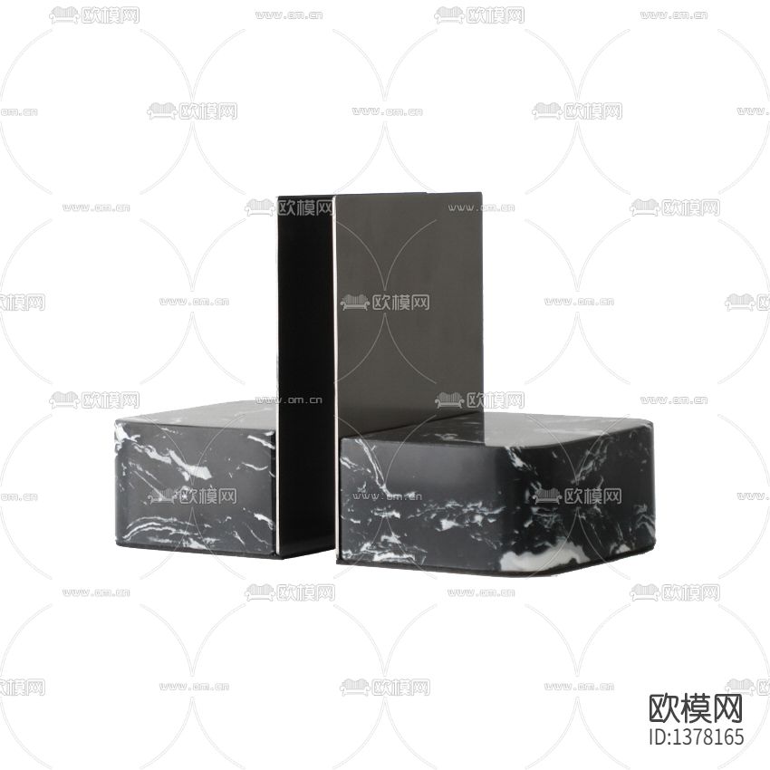 现代极简大理石铁艺书档下载