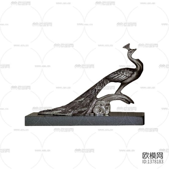 歐式實(shí)木孔雀雕刻書(shū)檔下載