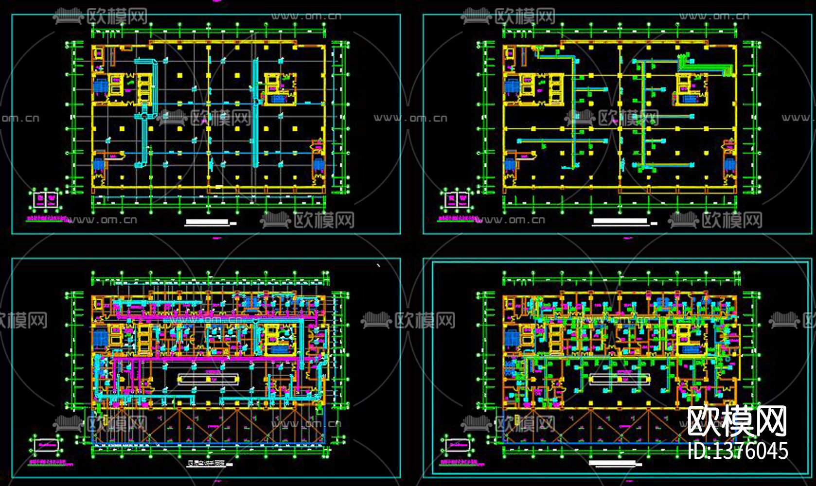 换热站cad施工图下载（渲染图6）